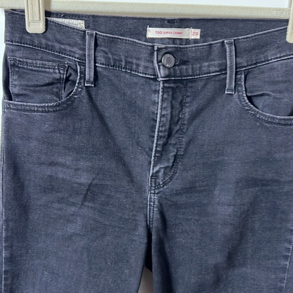 Levi’s 720 Super Skinny Distressed Jeans - Picture 6 of 11